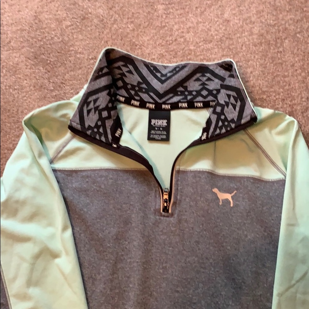 Vs Pink Half-Zip -Euc - image 2